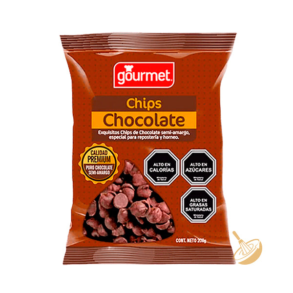 Chips de chocolate 200 gr. Gourmet