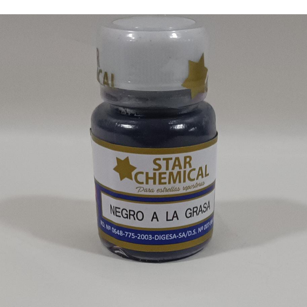 Colorante Comestible Liposoluble Star Chemical Color Negro 5 gr.