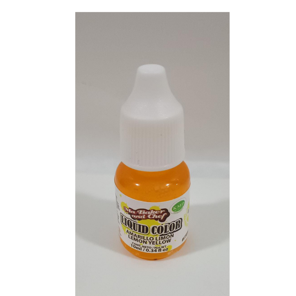 Colorante Liquido Para Aerografo Amarillo Limon 10 ml Ma Baker