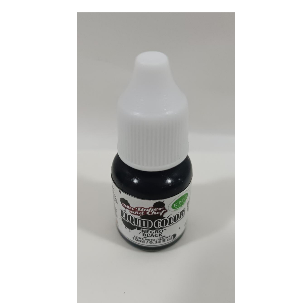 Colorante Liquido Para Aerografo Negro 10 ml Ma Baker