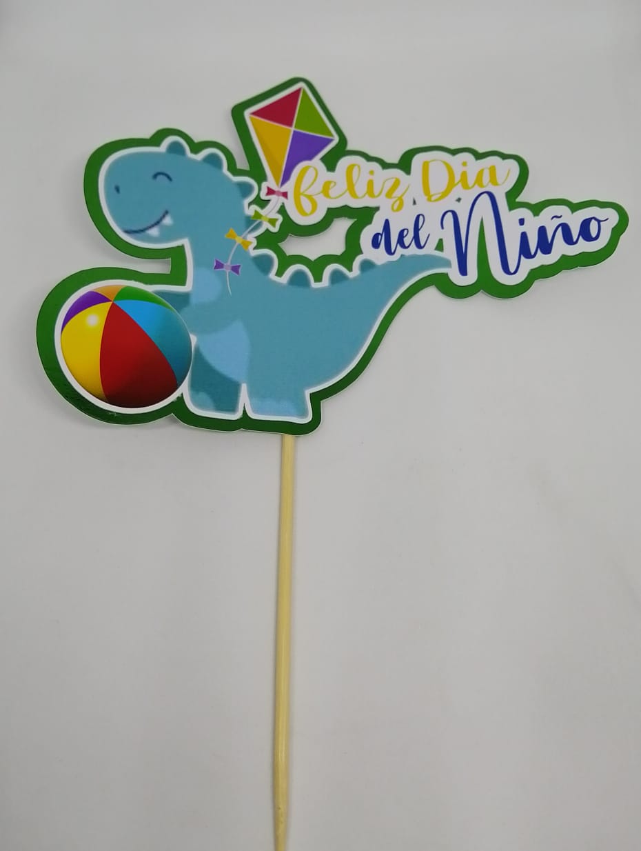 Cake topper dinosaurio topper dinosaurio niños verde