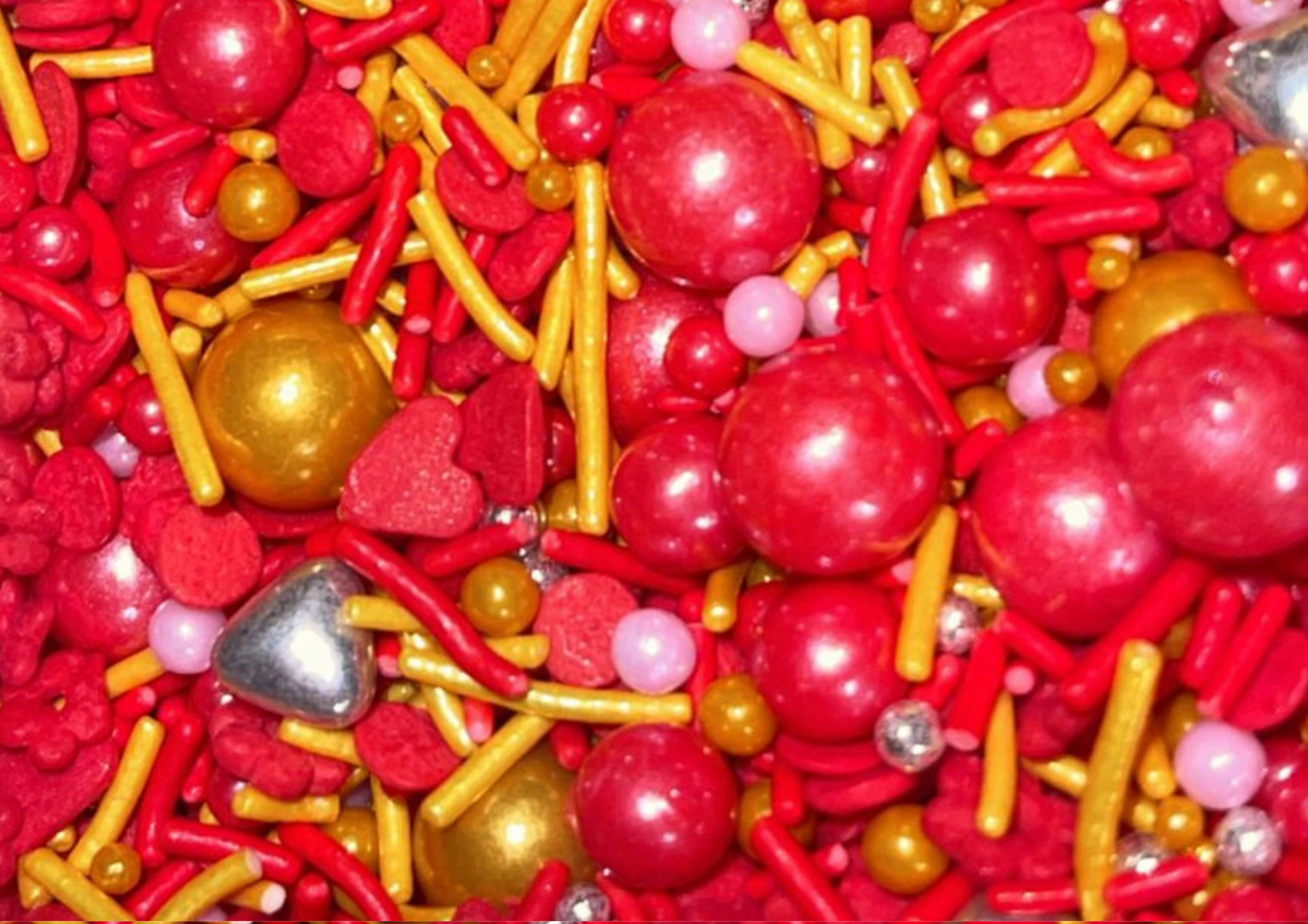 Sprinkles perla roja Surtida 100 gr.