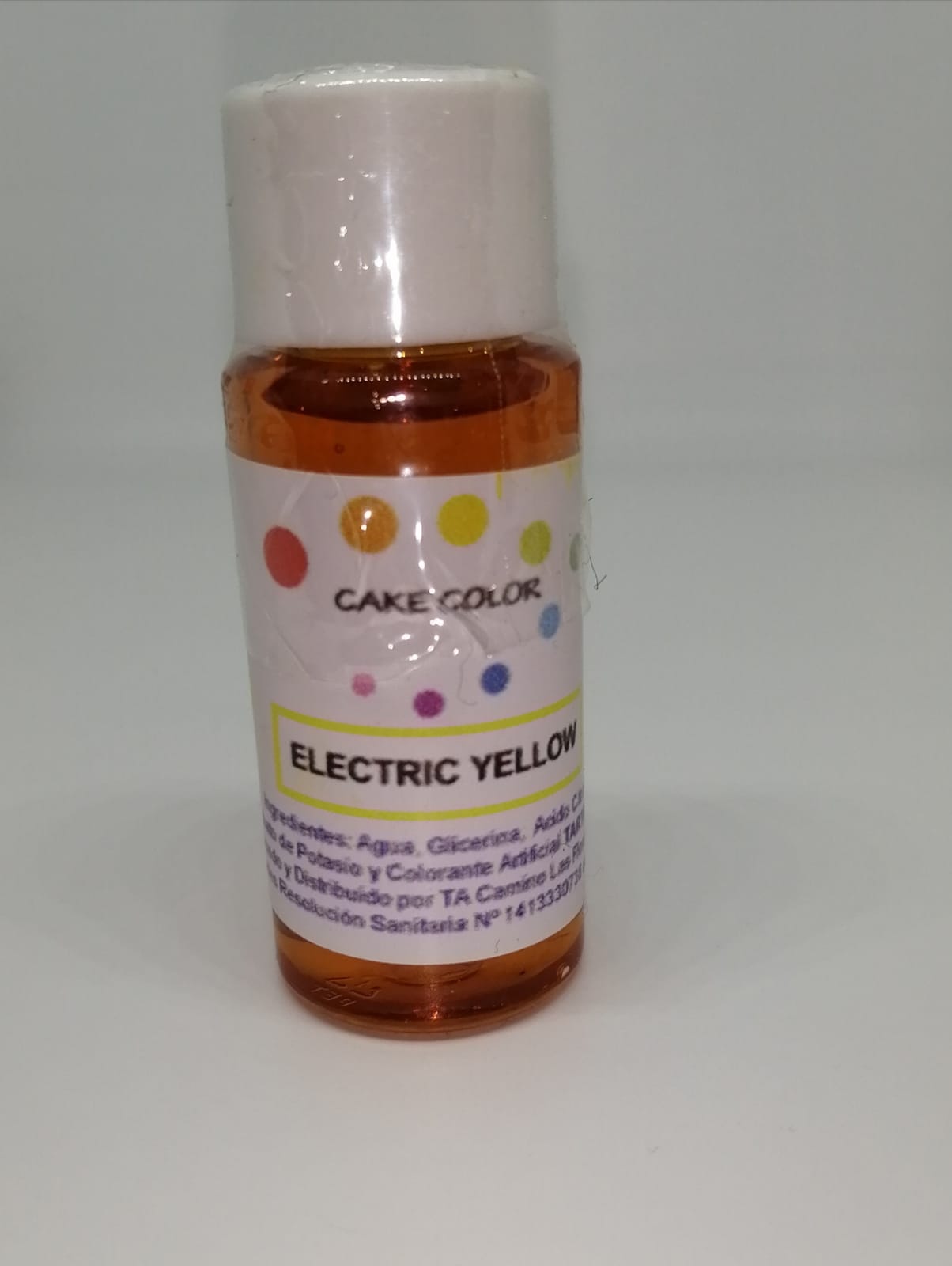 Colorante gel cake color electric yellow 20 gr.