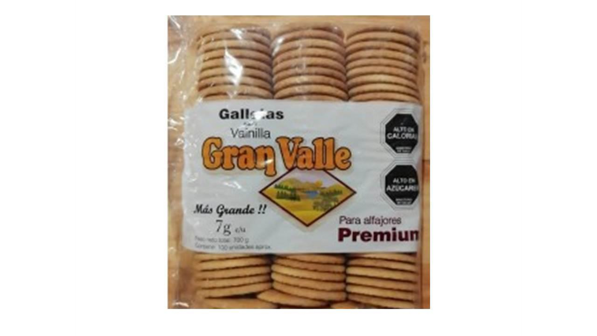 Galleta de Alfajor Vainilla Gran Valle 100 unidades