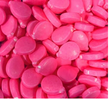 sprinkles globo rosado 50 gr.