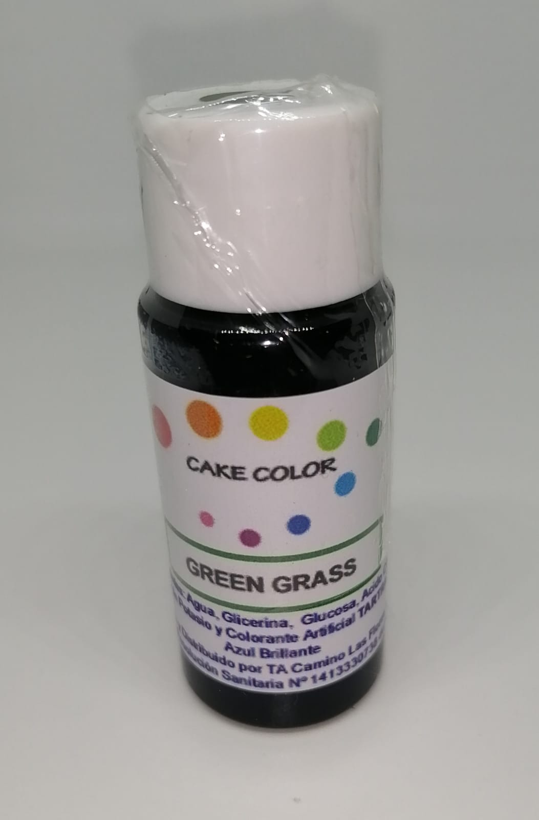 Colorante gel cake color green grass 26 gr.