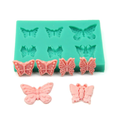Molde silicona mariposas