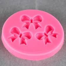 Molde silicona mini lazos