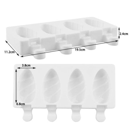 Molde de silicona para helado