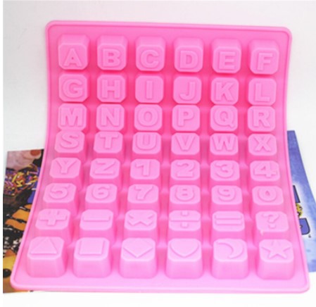 Molde de Silicona Letras, Numeros y Simbolos