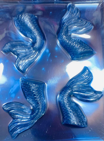 Molde Acetato Cola Sirena