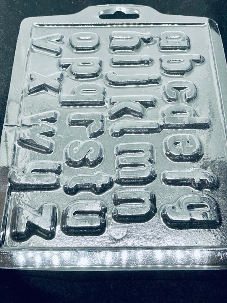 Molde Acetato Chocolate Alfabeto  Minusculas