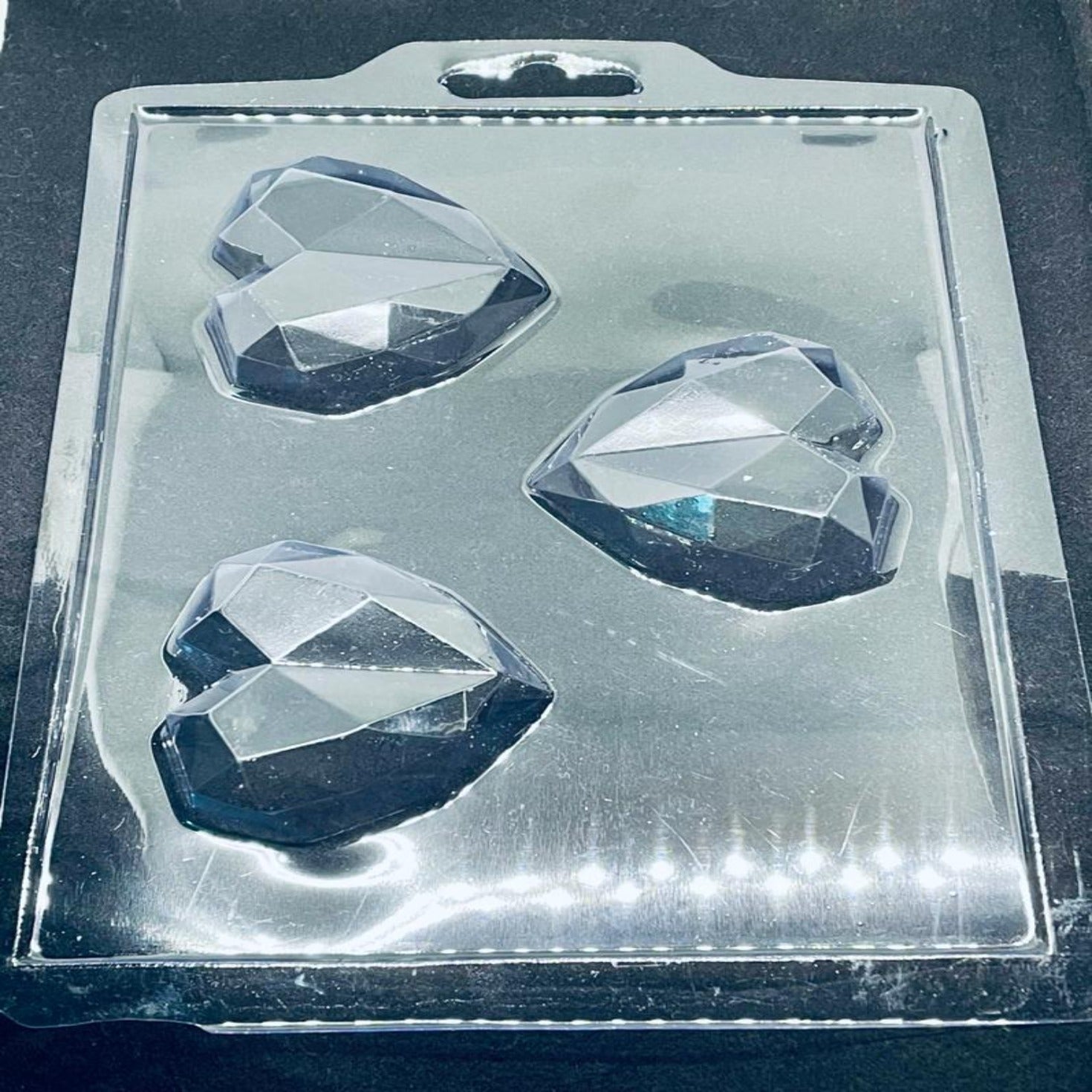 Molde acetato Corazón 3D de Diamante, para decoración Tartas, Chocolate con  sorpresa – La Alacena del Pastelero