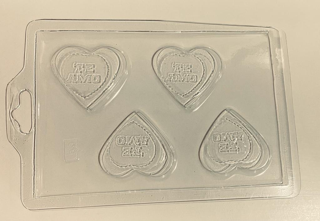 Molde Acetato Corazon Te Amo