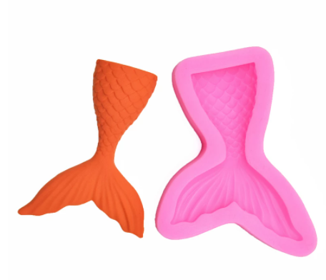 Molde Silicona Cola de Sirena S