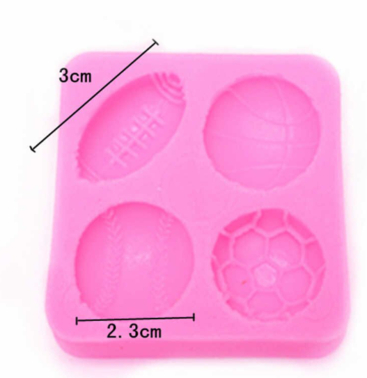 Molde de Silicona Pelotas Deportes