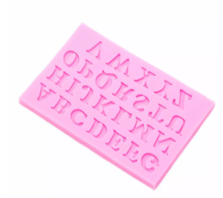 Molde Silicona Abecedario Mayusculas