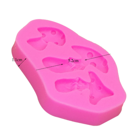 Molde silicona hongos