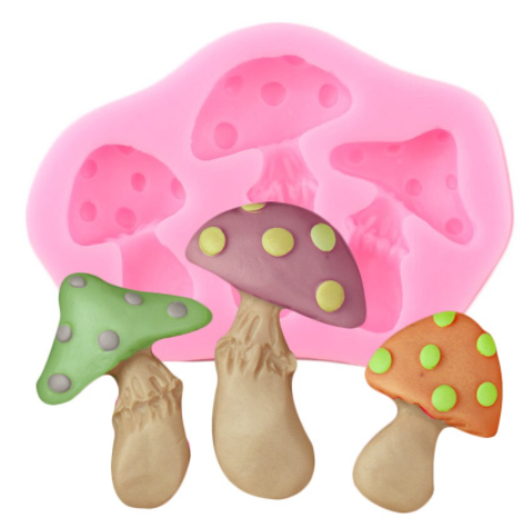 Molde silicona hongos