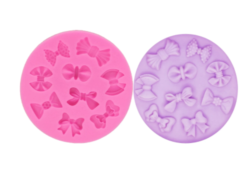 Molde silicona mini lazos