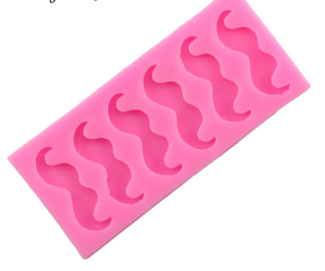 Molde silicona bigotes