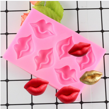 Molde silicona labios