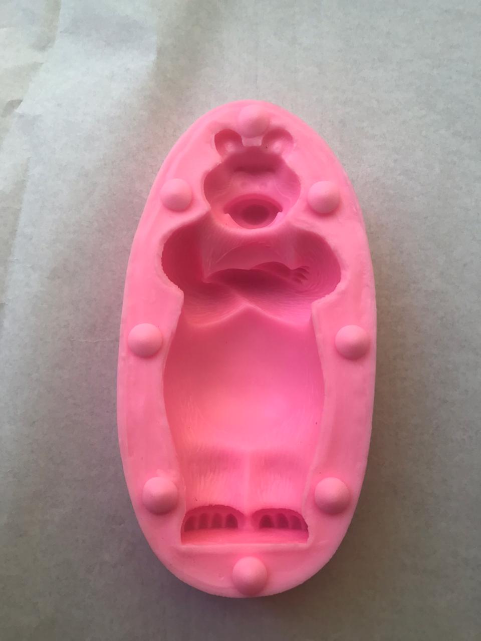 Molde Silicona El Oso de Masha