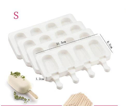 Molde silicona para helado S