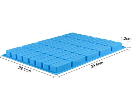 Molde  silicona barras , rectangulos para calugas