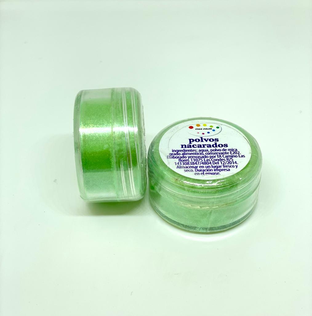 Nacarado verde cake color 5 gr.