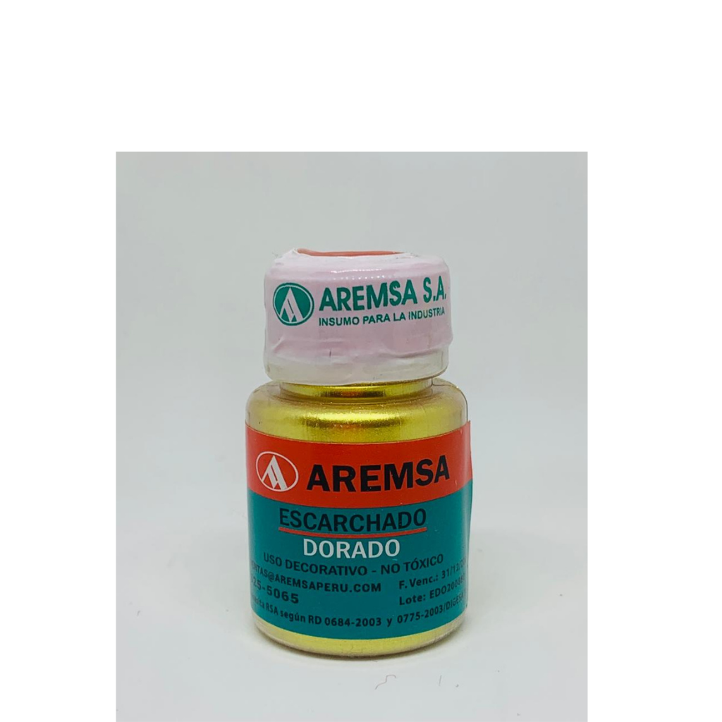 Nacarado Dorado Escarchado Aremsa 7 g