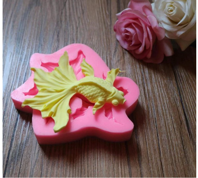 Molde silicona pez dorado