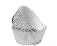 Capsulas cupcakes metalizadas mini