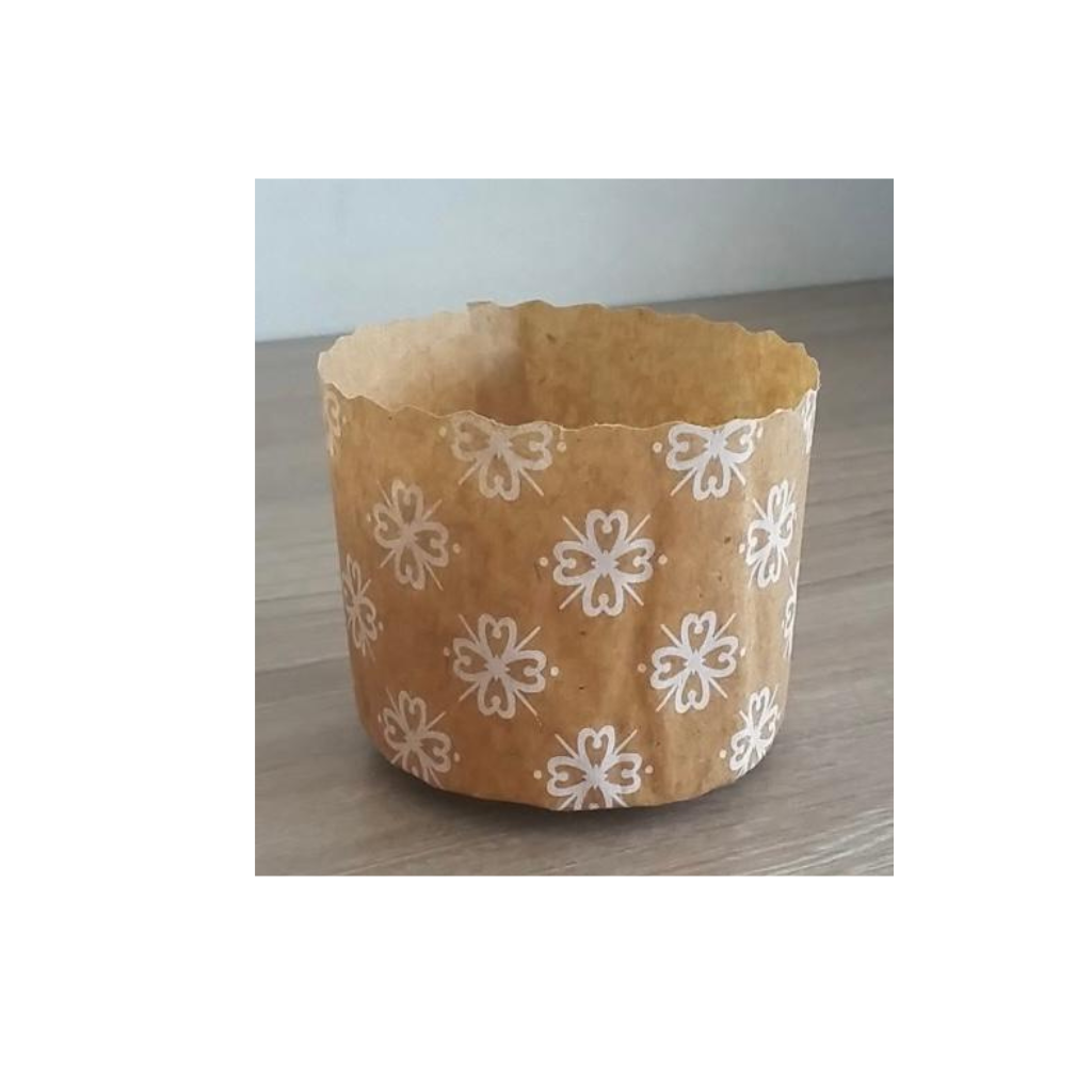 Molde para panettone 100 gr. x 10 unidades Navidad