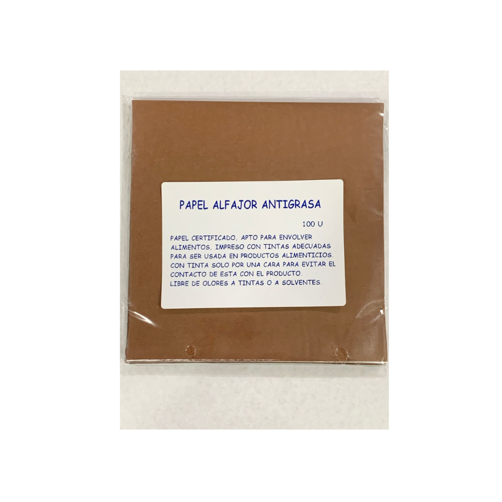 Papel para alfajor antigrasa varios colores | Alfajor o calugas (100 unidades)