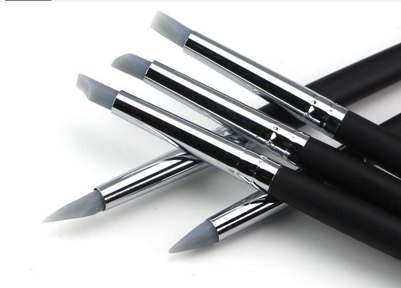 PINCELES SILICONA PARA FONDANT 5 UNIDADES