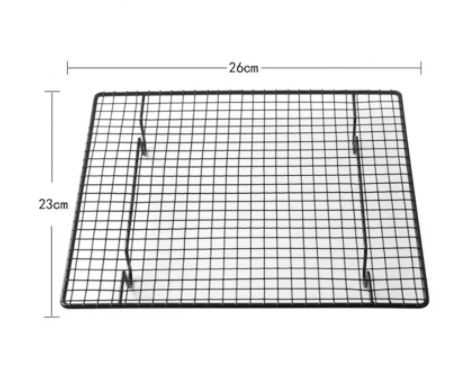 Rejilla de Enfriamiento Antiadherente 26×23 cm – Acero Inoxidable