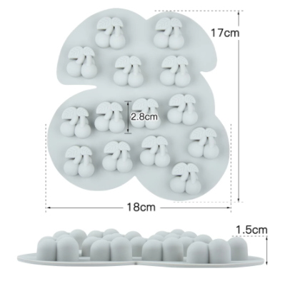 Molde de silicona guindas 14 cavidades