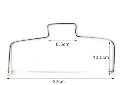 Cortador Nivelador de Bizcochos 32 cm. 2 Hilos