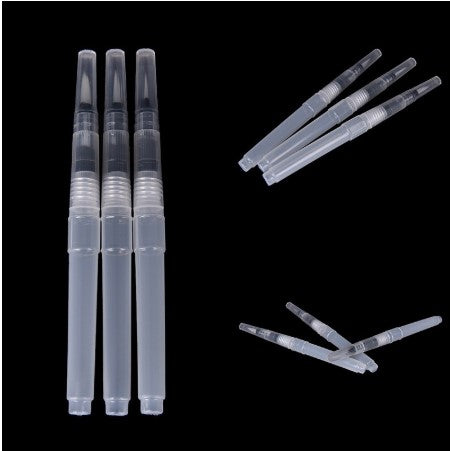 Lápiz de agua recargable x 3 piezas | Pincel para colorantes, pegamento y brillo