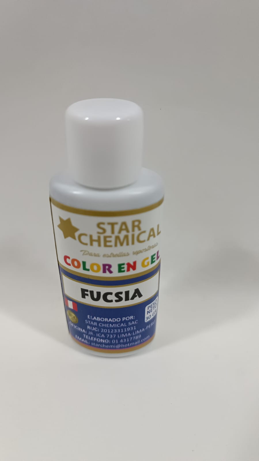 Colorante Gel Comestible Repostería Star Chemical Color Fucsia