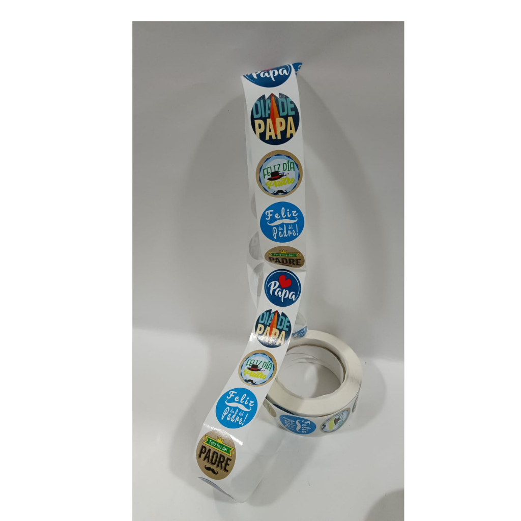 Sticker Dia del Papa 100 unidades