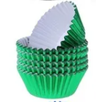 Capsulas cupcakes metalizadas mini
