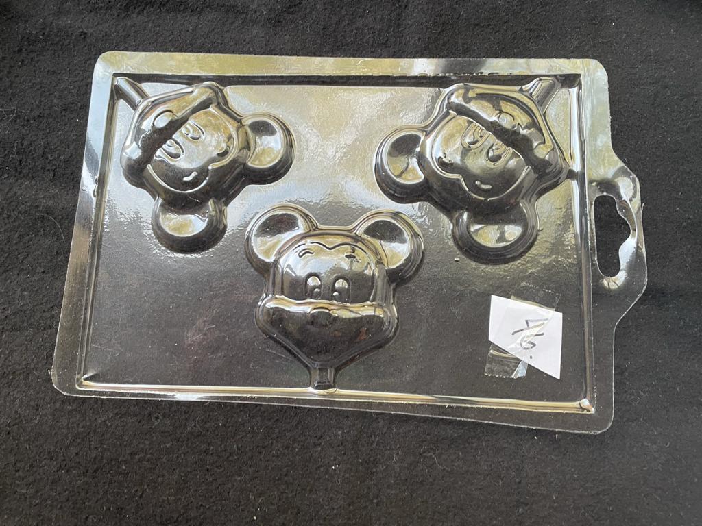 Molde Acetato Chupete Mickey 3 Cavidades