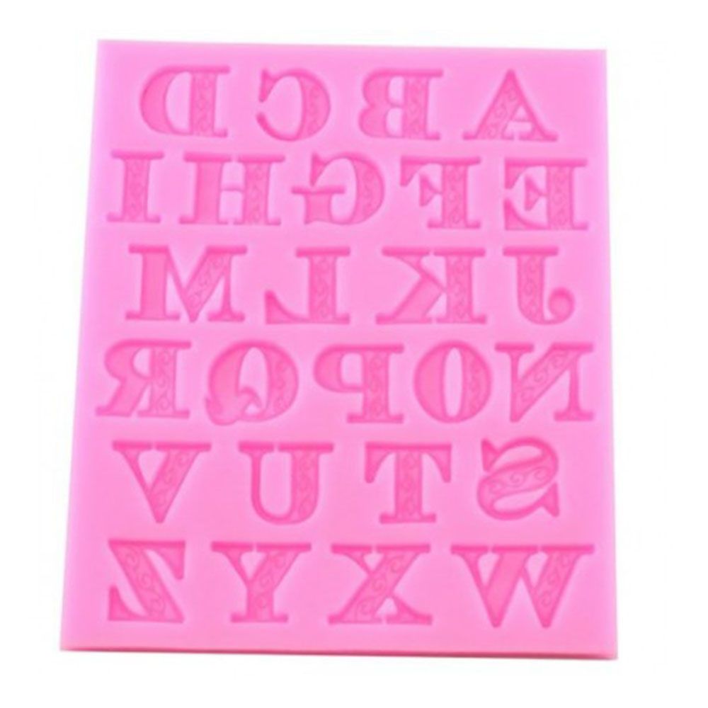 Molde de Silicona Abecedario Mayusculas