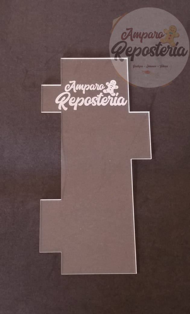 Scraper diseño striped cake N°12