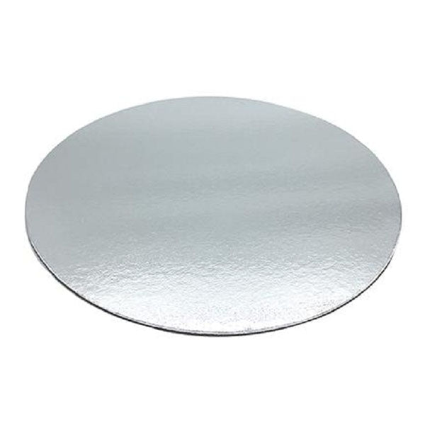 Base de carton 30 cm plateada 1 unidad