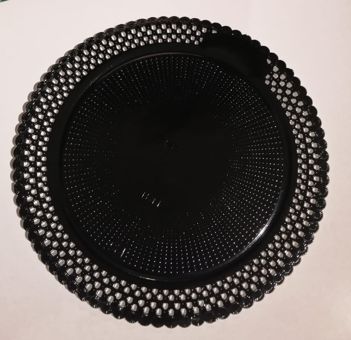 Plato Carton Blonda Negro 25 cm