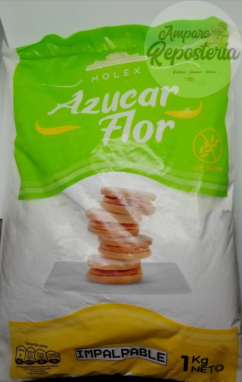 Azucar flor impalpable  molex 1 kg