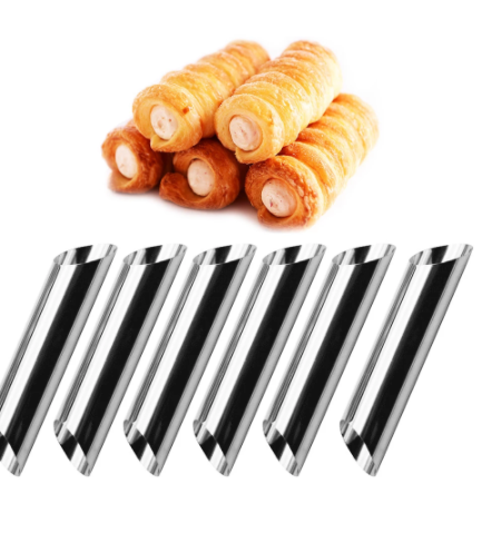 Molde para Cachitos (Cannoli) 6 Piezas